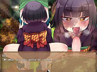 All the scenes of the lolibabas of Mayohiga in this Hentai game