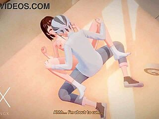 3D animated futanari sex games with cowgirl and anal