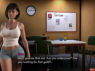 3D cartoon featuring anime-style sex with LoveskySan69's vocals