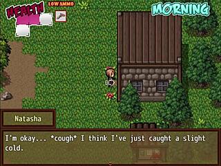 More hot girls rescued from zombies in hentai game