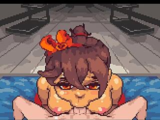 muscular girl says she loves sucking my cock after gym training