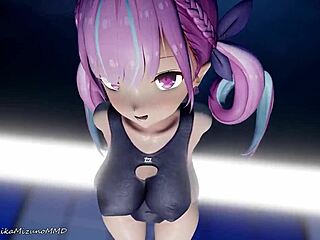 Damn, virtual YouTuber bikini dance is hot!