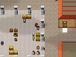 harem in another world harem hentai game ep 7 maid love to deepthroat giant cock