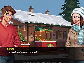3D cartoon game featuring hot wife and neighbor's big cock