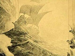 Hairy anime women in erotic illustrations from the past