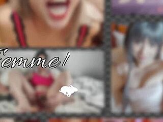 Shemale goddess goes deeper in throat fucking and gets cum inside her mouth