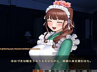 I play maid-san to boin game