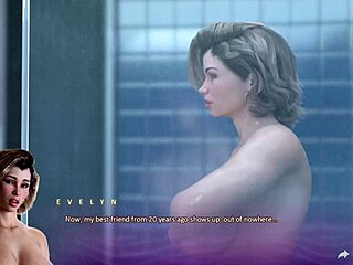 3D game with busty MILF and monster cock action