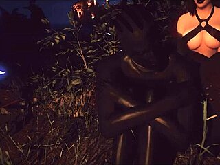 Big assed babes in 3D cartoon get monster fucking