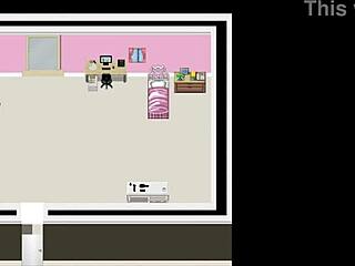 Wow, watch this curvy teen swallow cum in 3D!