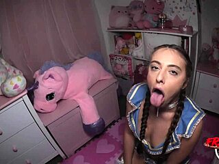 Gia Derza has a three-dimensional experience with a BBC and golden showers