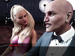 Blonde Slut with Big Tits Plays Rough in Fashion Business Episode 4