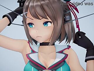 舰娘Maya的激烈动漫Hentai动作，超刺激