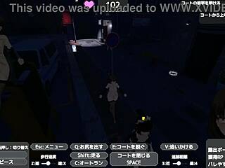 Sereka-san exposes herself discreetly in a naked coat