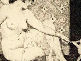 Erotic cartoons from a different era