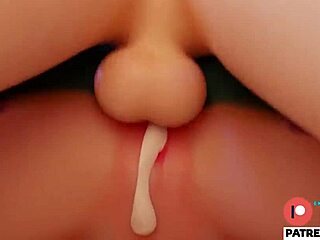 Furry girl gets gangbanged and filled with hot cum
