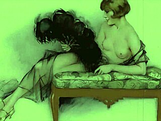 i'm hooked on these vintage erotic comic drawings