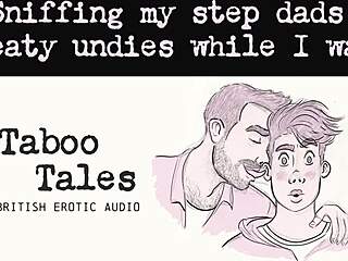 ASMR Gay Erotic Audio of Sniffing Stepdad Underwear