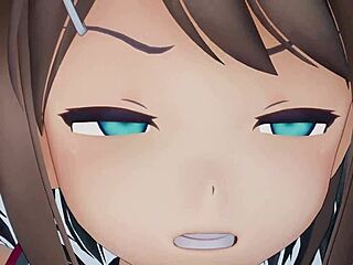 舰娘Maya的激烈动漫Hentai动作，超刺激