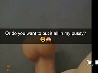 Sexting my best friend's dad on Snapchat until I cum