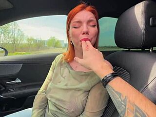 Rebel MILF Gives BJ and Rides Big Cock