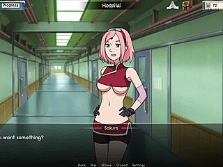 3D animated nurse examines naked patient in hentai hospital