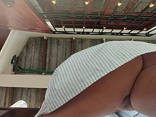 Big tits homemade video with upskirt shots