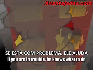 hey, check out this gay hero cartoon with a massive butt! It’s wild to see this animated action.