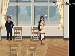 College lady engages in intense sex with multiple men in the new BT Life hentai game