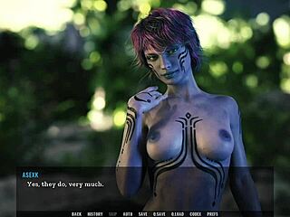 Horny MILFs in a threesome with an anime twist