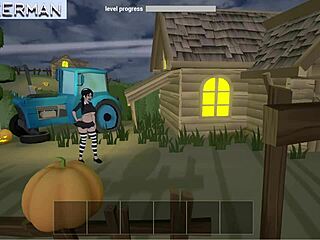 万圣节Bambook游戏玩法，硬核肛交