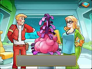 Help a space girl to escape from an unknown planet and get her pregnant by a big cock