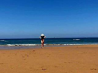 Stranger Cums in Mouth on Public Beach