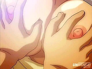 Asian step-mom caught in the act in this uncut hentai video
