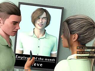 Beautiful anime Josy in hot dating scene