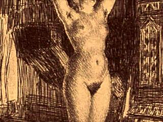 Back in the day, VINTAGE EROTIC DRAWINGS captured raw sensual art.