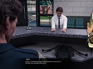 Cheating wife and her lover caught by the prison guard