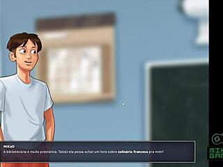 Helping out the hot cheerleaders in Summertime Saga Ep 66