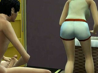 Madrastra se queda a solas con su hijastro y este termina rompiendole el co�o 😏