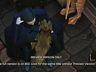 3D animated porn with Game of Thrones theme, naughty lady action