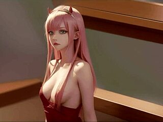 Zero Two is the perfect companion in this animated porn