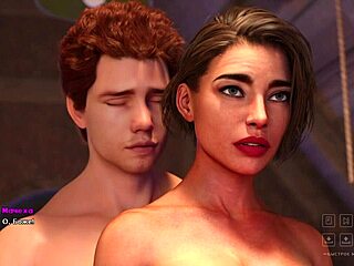 Big tits and cum in 3D cartoon - Life in Santa County