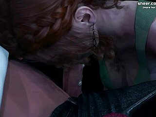 18岁红发女孩能应付公共电影院口交和内射吗？