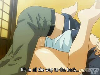 Asian step-mom caught in the act in this uncut hentai video