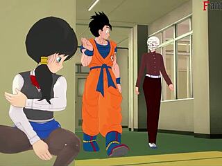 Gohan偷偷操安卓21狂野卡通幻想