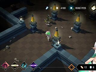 地牢游戏：强迫婚姻粗暴破处美女