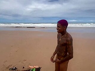 Having sex on the beach in front of everyone