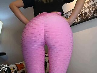 Yoga Break! Teen Sucks Cock and Gets Cum on Leggings!