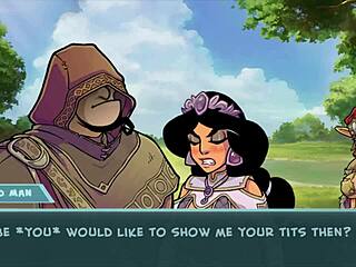 Akabur's star channel presents a princess-themed anime porn video