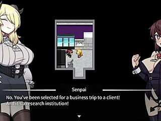 公司魅魔第4部分在动漫后宫游戏中变得狂野！🔥